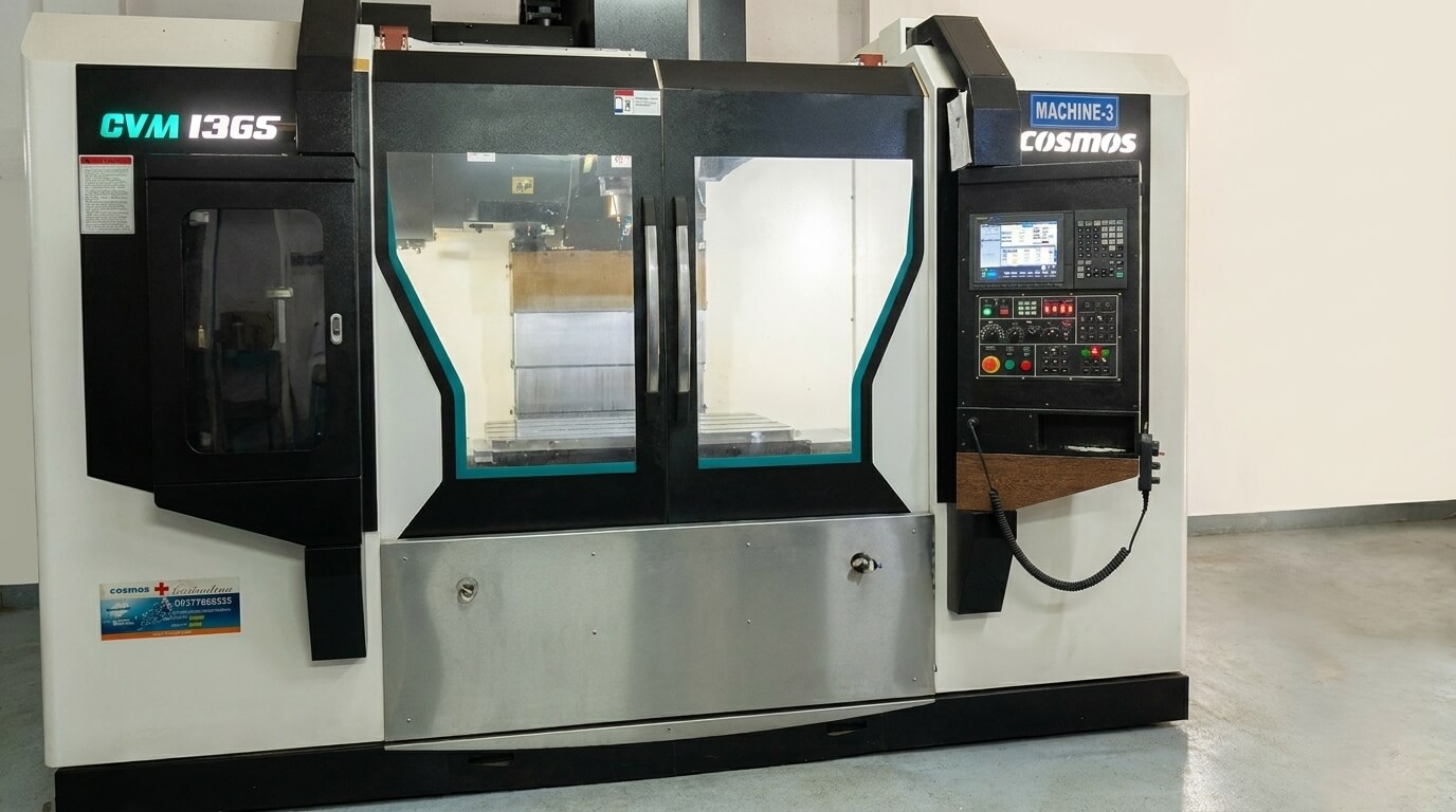 CNC Size 1365 industrial lathe OM Vijayavinayaka Industries Ferozguda