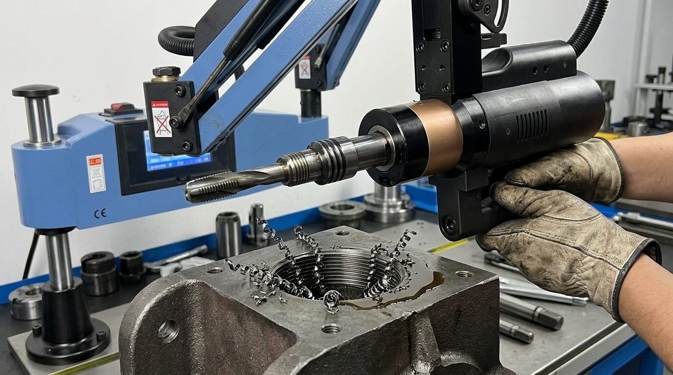 M16 arm tapping machine threading services Hyderabad Telangana